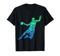 Handball Handballer Handballspieler Kinder Jungen Männer T-Shirt von Coole Handballspieler & Handballer Zubehör