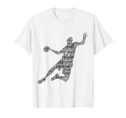 Handball Handballer Kinder Jungen Männer T-Shirt von Coole Handballspieler & Handballer Zubehör