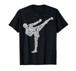 Kickboxen Kickboxer Taekwondo Karate Kinder Jungen Männer T-Shirt von Coole Kampfsport Geschenke