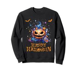Lustiges Halloween-Shirt Happy Halloween Herren, Damen, Kinder Sweatshirt von Coole Lustige Halloween Motive