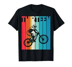 13. Geburtstag Cooles Jungs Kinder Retro Mountainbike MTB T-Shirt von Coole MTB Geburtstag Mountainbike Jungen Kinder