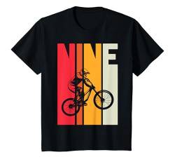 Kinder 9. Geburtstag Cooles Jungs Kinder Retro Mountainbike MTB T-Shirt von Coole MTB Geburtstag Mountainbike Jungen Kinder