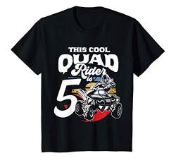 Kinder 5. Geburtstag Geschenk Quad Fahrer ATV 4x4 Jungs Kinder T-Shirt von Coole Quad Fahrer Allrad Geburtstag Geschenke