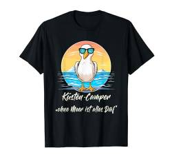 Küsten-Camper Nordsee Ostsee Camper Cooles Camper Möwe T-Shirt von Coole Reise, Camper, Abenteuer, Abenteuer Motive
