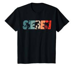 Kinder 7. Geburtstag Geschenk Jungs Kinder Skater Skateboard Fan T-Shirt von Coole Skater Geburtstag Geschenke Junge Kinder