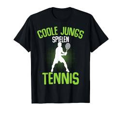 Coole Jungs spielen Tennis Tennisspieler Kinder Jungen T-Shirt von Coole Tennisspieler Geschenkideen