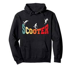 Scooter Roller Stunt Tretroller Geschenkidee Kinder & Jungen Pullover Hoodie von Coole Tretroller & Scooter Motiv Geschenkideen