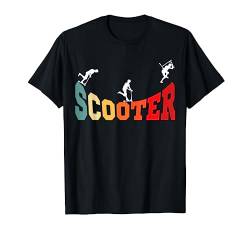 Scooter Roller Stunt Tretroller Geschenkidee Kinder & Jungen T-Shirt von Coole Tretroller & Scooter Motiv Geschenkideen