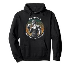 Dorfkind Aus Liebe zur Heimat. Altdeutsch Biertrinker Pullover Hoodie von Coole freche Sprüche Fun Shirt Factory