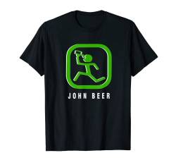 John Bier Traktor Herren T-Shirt T-Shirt von Coole freche Sprüche Fun Shirt Factory