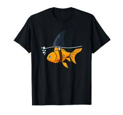 Fisch, Wasser, Meer, Angler, Hai, Boot, Aquarium, Goldfisch T-Shirt von Cooles Angler & Fischer Design für Männer