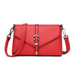 Coolives Damen Umhängetasche aus PU-Leder Kleine Schultertasche Elegant Handtasche Tasche für Dame Rot EINWEG von Coolives