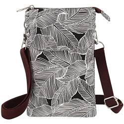 Coopay Handytasche zum Umhängen Damen Mini Handy Umhängetasche für Reisen, Freie Hände Handy Tragetasche, Kleine Tasche für Hundespaziergänge, Leichte Kompakte Crossbody Umhängetasche, Schwarz von Coopay