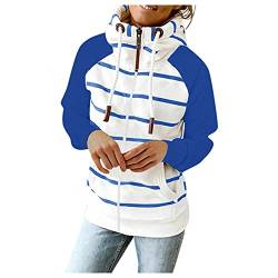 Copelsie Damen Hoodie Jacke Oversize, Jacke Damen Sweatjacke Vicky Zip Hoodie Pulli Oberteile Damen Kapuzenpullover Pullover mit Kapuze und Kordel von Copelsie