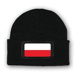 Copytec * Mütze/Beenie -Mütze Polen Flagge Fahne #7066 von Copytec