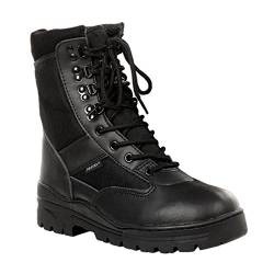 Copytec Kommando Einsatz Stiefel Tactical Springerstiefel schwarz Polizei Security#15975, Schuhgröße:46, Farbe:Schwarz von Copytec