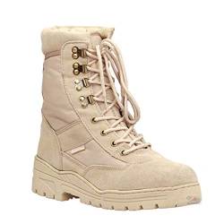 Copytec Tropen Einsatz Stiefel Tactical Sniper Springerstiefel Desert Boots #15974, Schuhgröße:46, Farbe:Sand von Copytec