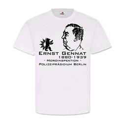 Ernst Gennat Mordinspektion Polizeipräsidium Berlin Erfinder T Shirt #18463, Größe:M, Farbe:Weiß von Copytec