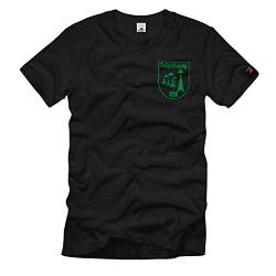 FeSpähKdoKp KSK Fernspähkommandokompanie Kommando Spezialkräfte T-Shirt#35568, Größe:XL, Farbe:Schwarz von Copytec