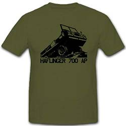 Haflinger 700 Puch Bundesheer Österreich Armee Fahrzeug - T Shirt #7303, Größe:XL, Farbe:Oliv von Copytec