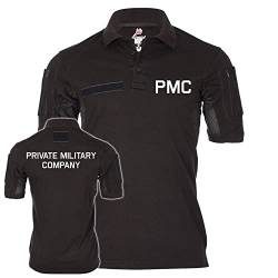 Tactical Polo Alfa PMC Private Military Company Contractor Söldner Security #23209, Größe:XXL, Farbe:Schwarz von Copytec