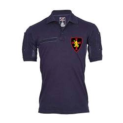 Tactical Polo Navy Seal Team 6 DEVGRU Lion Cross Crusader T-Shirt #32065, Größe:XXL, Farbe:Dunkelblau von Copytec