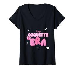 Damen Kokette T-Shirt mit V-Ausschnitt von Coquette
