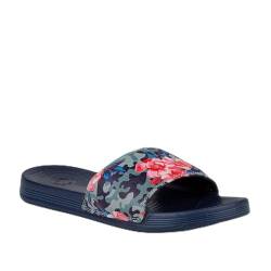 Coqui Pr Damen 6343-217-2100 Slipper, Blau (Navy Camo Roses 2100) von Coqui Pr