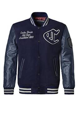 Cordon Sport Herren College Lederjacke Team (as3, alpha, x_l, regular, regular, true blue) von Cordon Sport