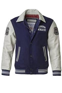 Cordon Herren Lederjacke Bronx navy/beige XL von Cordon