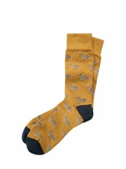 Mey & Edlich Herren Dalmatiner-Socke gelb 44-46 von Corgi