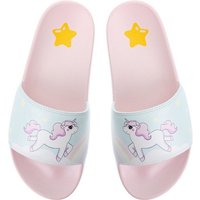 Corimori Badeschuhe für Erwachsene Einhorn Lily Schlappen (Packung) Pantoletten,Hausschuhe,Schlappen von Corimori