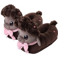 Corimori Tier Pantoffeln für Kinder Einheitsgröße 25-33,5 cm Plüsch Hausschuhe Kater, Löwe, Schaf, Hund, Frosch, Teddy, Bär, Hamster, Igel, Pferd von Corimori