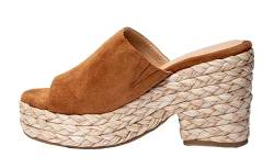 Corkys Footwear Damen Solstice Sandalen mit Absatz, 7,6 cm, Cognac, 40.5 EU von Corkys Footwear