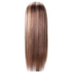 Blonde Ombré-Perücke, Lace-Perücke für Damen, natürlich, gerade, brasilianisches Haar, für Frauen, für den täglichen Gebrauch von Corlidea