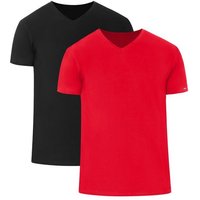 Cornette T-Shirt Herren T-Shirts mit V-Ausschnitt 2er Pack CR067 (1-tlg) von Cornette