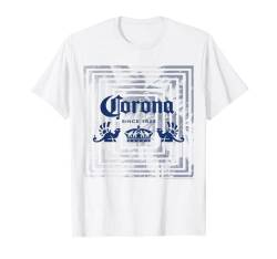 Corona Logo West Coast White Short Sleeve T-Shirt von Corona Extra
