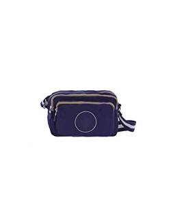 Coronel Tapiocca Damen Umhängetasche Schultertasche Schulterriemen Reißverschluss Handtasche Crossbody Bag Damen Umhängetasche Mode Crossbody Schultertasche Schultergurt Handytasche Alda Marineblau von Coronel Tapiocca