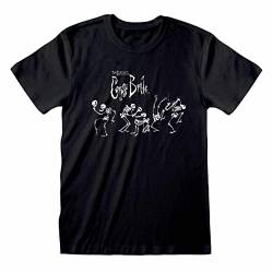 Corpse Bride Unisex Erwachsene Tim Burtons Skelett T-Shirt (M) (Schwarz) von Corpse Bride