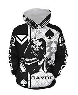 Bedruckter Hoodie Sweatshirt Spiel Cosplay Kostüm Zip Up Jacke Herren 3D Prints Pullover Pullover Pullover, Farbe 2, L von CosIdol