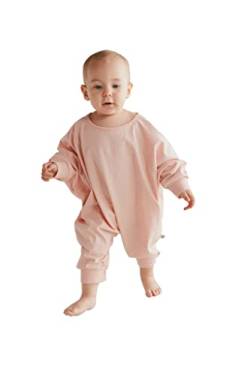 Cosababy Organics Magic Heart Unisex Baby Spielanzug Overall 100% Bio-Baumwolle GOTS zertifiziert (as3, age, 18_months, 24_months, Rosa) von Cosababy Organics