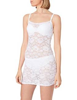 Cosabella Damen Nachthemd Never Say Never Foxie Chemise Spitze, weiß, Large (Herstellergröße: Large) von Cosabella