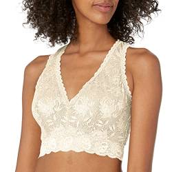 Cosabella Damen Say Never Curvy Racie Racerback Bralette Plunge-BH, Undurchsichtige, Canvas, S von Cosabella