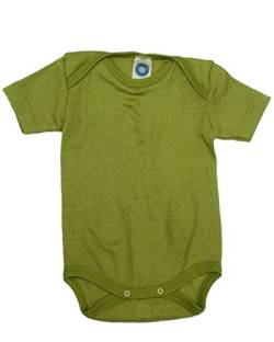 Cosilana, Baby Body Kurzarm, 70% Wolle, 30% Seide (Grün, 50-52) von Cosilana