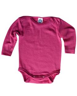 Cosilana, Baby Body Langarm, 70% Wolle, 30% Seide(Pink, 98-104) von Cosilana