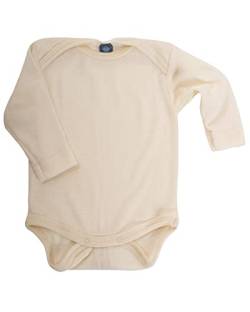 Cosilana, Baby Body Langarm, 70% Wolle, 30% Seide (Natur, 98-104) von Cosilana