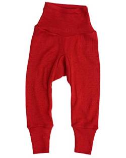 Cosilana, Baby Nabelbundhose/Hose, 70% Wolle, 30% Seide (Rot, 86-92) von Cosilana