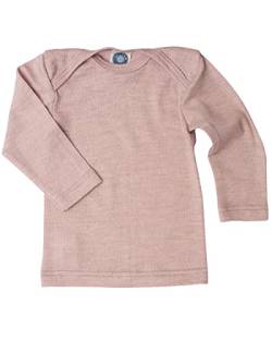 Cosilana, Baby Unterhemd Langarm, 70% Wolle 30% Seide (Rosa, 62-68) von Cosilana