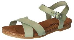 Cosmos Comfort Damen 6106-802 Flache Sandale, mintgrün, 39 EU von Cosmos Comfort