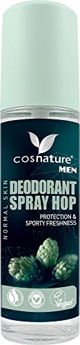 Cosnature Lupulo Deodorant Spray für Herren, 75 ml von Cosnature